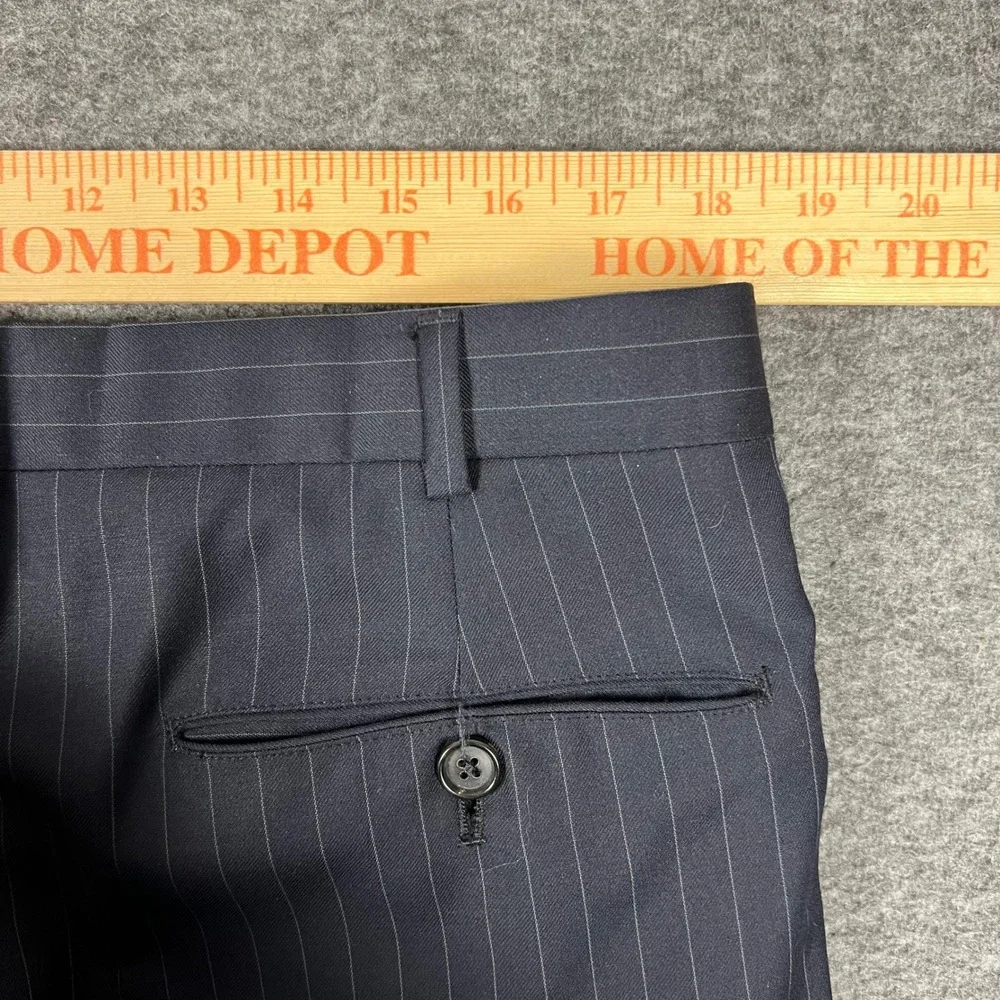 Vintage Brooks Brothers Golden Fleece 2 Piece Suit Men 44R Pinstripe Wool USA